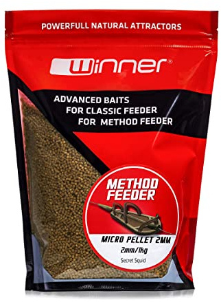 Winner Method/Feeder Pellets 2 mm/1 kg hemlig bläckfisk