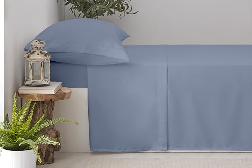 Degrees home Premium – Juego de Sábanas 90x190 cm 3 Piezas: Sábana Bajera Ajustable, Encimera y Funda de Almohada 50X80 – Microfibra Cepillada, Suave, Oeko-Tex Certificado