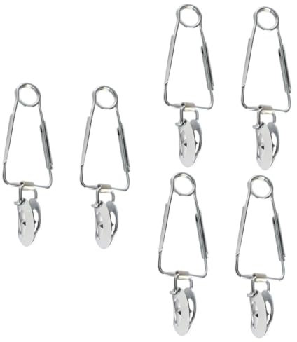 AUTSUPPL 6 Pcs Stainless Steel Meal Tongs Escargot Shells Plate Lifter Tong for Snail Forks Serving Pasta Tongs Loaf Whisk Seafood Dining Tool Seafood Tools Drawstring Folding Plate Gripper