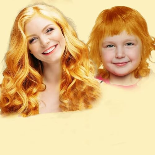 HaiolorPro Gold Temporäre Haarfarbe Auswaschbar, haarfarbe wachs für Männer und Frauen, haarmascara für Partys oder Cosplay, Haarfärbeprodukte ohne Unordnung (Gold）