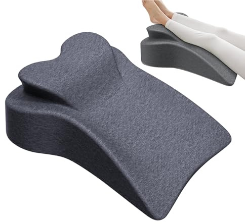 Elevación de piernas, cojín de Rodilla para Dormir de Espalda, cojín Elevador de Apoyo para el estrés, Trabajo, Cama, recuperación, Coche, Viajes, avión, Viaje por Carretera