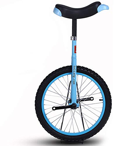 SFQEVHRZ Monociclo, Monociclo for Bambini con Ruote da 16 Pollici, Cerchio in Lega, Pneumatico Extra Spesso e Robusto Supporto for riporre Gli Oggetti(Blue)