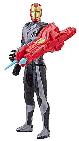 Avengers Endgame Titan Hero Power FX Iron Man, 30 cm große Actionfigur für Kinder ab 4 Jahren