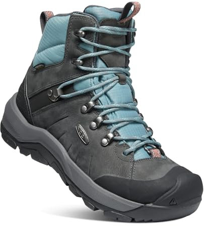 KEEN Damen Revel 4 Mid Polar Schneestiefel, Grau, 38.5 EU