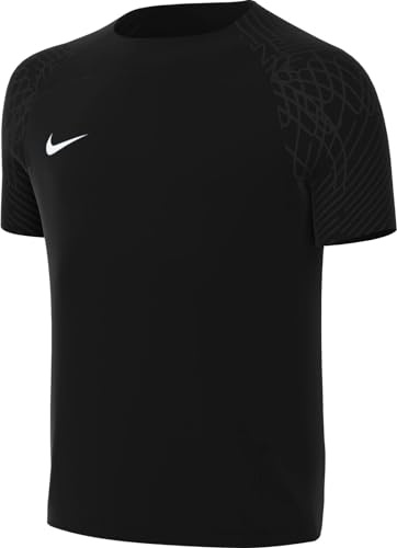 NIKE DR0912-010 Y NK DF STRKE III JSY SS T-Shirt Unisex Black/Black/Black/White Größe S