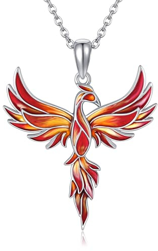 URONE Collier Phoenix En Argent Sterling Avec Pendentif Phoenix Ascendant Bijoux Phoenix Cadeaux Pour Femmes