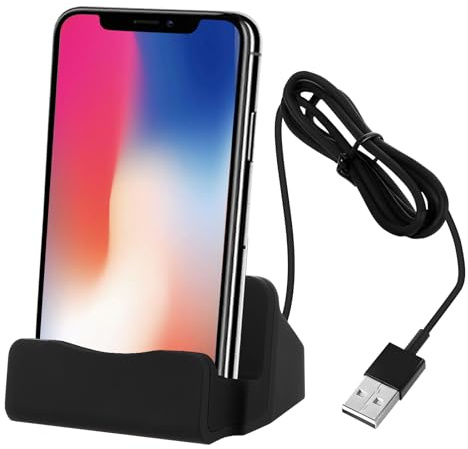 BOULESENM Station de Charge USB C, Chargeur de Station d'accueil de Type C, Station d'accueil Dockingstation pour Smartphone Compatible,Peut Supporter Support de Chargeur de Bureau téléphone Portable