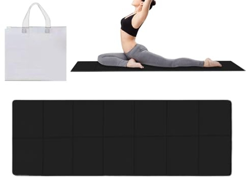Esterilla de Yoga para Viaje Antideslizante, 6mm de grosor, ligera,