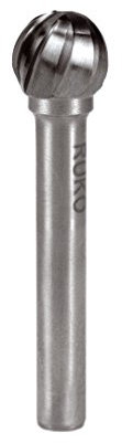 RUKO Hartmetall Frässtift Alu Form D Kugel (KUD), 6 mm