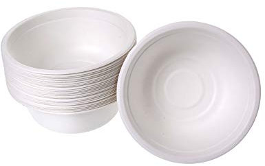 GRÄWE Suppenschale 25 Stück aus Zuckerrohr 450 ml