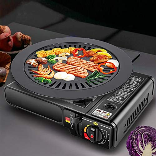 Iron BBQ Korean BBQ Grillpan, grillplatta, non-stick matlagningsplatta för hem