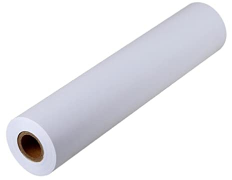 HOODANCOS Rouleau de Papier à Dessin Blanc pour Peinture et Croquis, Papier à Croquis Vierge Résistant Jaunissement, pour Activité Artistique Garçon et Filles et Dessin