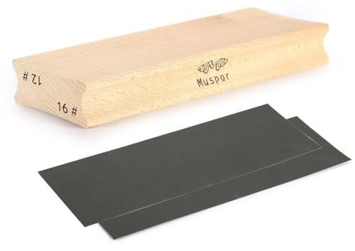 RuiJOTWAT Tvåvägsradie slipblock för greppbräde utjämning – slipstråle Luthier verktyg 25 cm & 35 cm + sandpapper