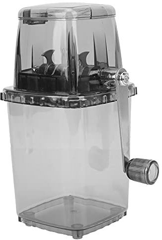 Alomejor Broyeur à Glace Manuel à Manivelle de Grande capacité de 1,2 L, avec Poignée Ergonomique, pour Cuisine, Bar, Appât de Pêche