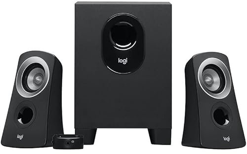 Glowster Système d'enceintes multimédia 2,1-25 W au Total - Idéal pour PC, Jeux et Divertissement à la Maison.
