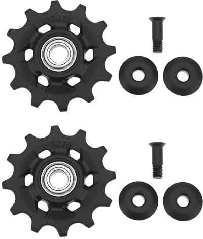 SG Store 2 pulegge per deragliatore posteriore per bicicletta, 11 velocità, 12 denti, compatibile con SRAM XX1/XO1/GX
