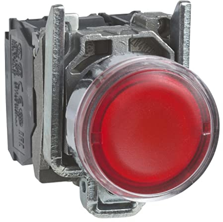 PULS.LUM.LED 230V NA+NC ROJO