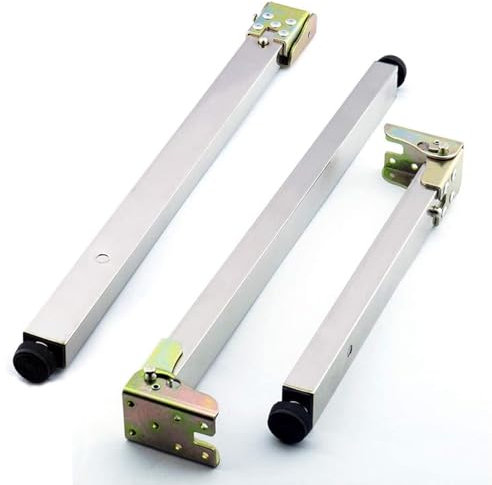 Outdoor klappbar Tischbeine,Edelstahl DIY Möbelfüße Tischbeine,Stealth Möbelfüße,Teleskop Bar Schreibtischbeine,Push-Pull Lift Esstische Schrankbeine,Verstellbare Schutzbasis (70cm)