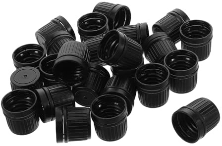 PACKOVE Läckagesäker Flaskpropp - 100 St 18-tandade Skruvkorkar Med Manipuleringssäker Design Plastflasklock För Diffusorflaskor