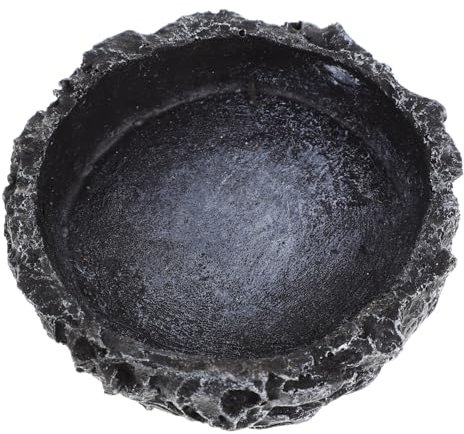 YARNOW Reptilienwasserschale Aus Harz Verschleißfest Praktische Wasserschale Reptilienversorgung Robust Und Langlebig Zum Trinken Und Fressen Für Ihr Haustier