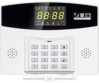 Système de sécurité domestique, GSM Système D'alarme De Sécurité À Domicile Maison Intelligente Système D'alarme À Domicile Capteur De Mouvement Vie Intelligente(Panel with adapter)