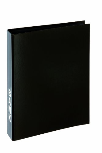 Pagna Basic Colours 40851-01 Bank Folder A4 2-Clip Mechanism Laminated Paper Cover Black