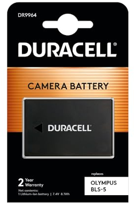 Duracell DR9964 Li-Ion Kamera Ersetzt Akku für BLS5