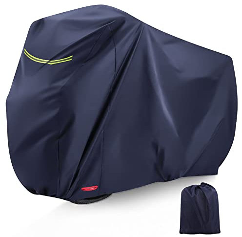 Victarvos Housse de Protection Imperméable pour Moto Scooter, Couverture Extérieur Imperméable Protège Scooter de Pluie, Poussière, Neige et Saleté