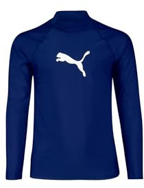 Puma Kinder Rashguard Badebekleidung, Marineblau, 116