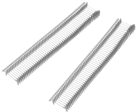 QUARKZMAN 2000pcs Accessoires D'étiquetage Standard de Prix, 10mm Attache d'étiquette de Vêtements de Pistolet en Plastique, pour Magazin, Boutique, Vêtements, Sac, Artisanat, Bagages, Gris