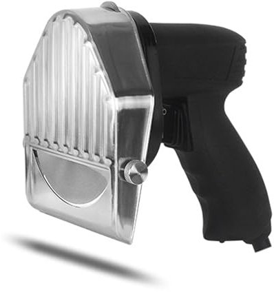 Cuchillo de kebab de acero inoxidable de 120 W, cortador de shawarma, cortador de kebab, cortador de gyros de carne en rodajas, cortador de gyros eléctrico de cocina, diámetro de hoja de 10 cm, para