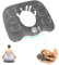 Coussin de Siège Gonflable, Coussin Orthopédique, Coussin Hemorroides, Coussin de Siège Orthopédique, Coussin Gonflable de Coccyx Portable pour Chaises de Bureau, Fauteuils Roulants