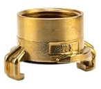 Gardena Pièce filetée à couplage rapide en laiton avec filetage interne: raccord de tuyau avec 33,3 mm (G 1 Pouce) - Fil interne pour robinets avec filetage externe (7109-20)