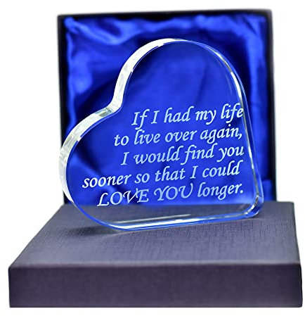LT I Love You Heart – Romantic Gift for Anniversary, Love Present for Wife and Girlfriend, Gift for Her on Valentine's Day