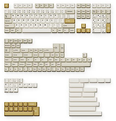 Keychron Double Shot Cherry PBT Keycap Full Keycap Set (219 Keys) - Camel