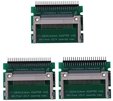 3X IDE 44 Pin A Compact Flash Connecteur Adaptateur