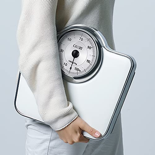OUSIKA Professionelle analoge Waage, hochpräzise mechanische Personenwaage, leicht ablesbare analoge Waage mit übergroßem Zifferblatt und rutschfester Oberfläche Waagen