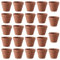 Xreuctop 24 Stück Terracotta Blumentopf, 5.5 x 5 cm Tontöpfe Klein, Terrakotta Töpfe mit Abflussloch, Tontöpfe Zum Basteln, Mini Blumentopf Ton für Drinnen und Draußen Dekorieren