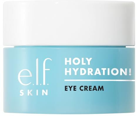 e.l.f. SKIN Holy Hydration! Eye Cream Mini, Rich Hydrating Eye Cream For Minimizing Dark Circles, Infused With Hyaluronic Acid, Vegan & Cruelty-free