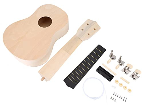 DIY Ukelele, Ukulele Kit med Varje del för Att Montera en Riktig Ukelele, för Barn