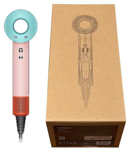 Dyson Supersonic HD07 Hair Dryer (Ceramic Pop) with Presentation Case - Limited Edition (Renewed)