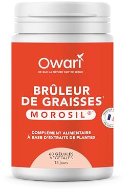 OWARI Bruleur de Graisse - Brûleurs de Graisse Végans pour Maigrir Rapidement Efficacement - Complément Alimentaire pour Soutenir la Perte de Poids Rapide et Efficace - 60 Gélules Végétales