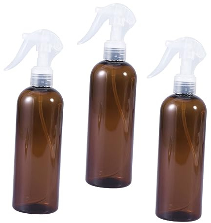 POPETPOP 3 piezas Botellas Spray Vacías de Plástico de Pulverizadores Reutilizables para Agua Champú y Loción Diseño Ergonómico y Ligero para Casa y