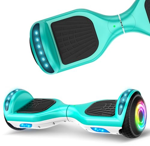 Hoverboard with Music Speaker, 6,5 LED Wheels Lights Self Balancing Scooter, Hover Board Present for Kids