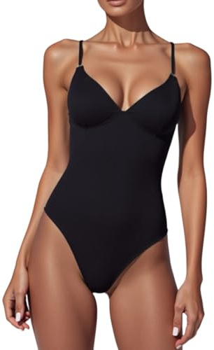 Traje De Baño Mujer Bañadores Mujer Reductores Talla Grande Swimming Costume Women Bikini Reductor Bañador Blanco Menstrual Natacion Manga Larga Barriga con Aros Tallas Grandes Ropa Cuello Halter