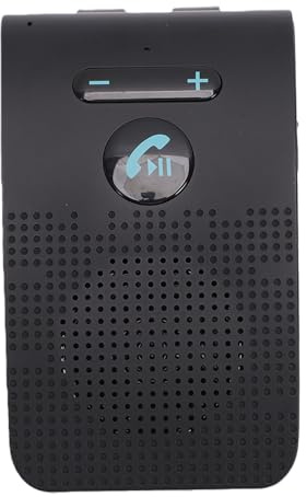 SENECESLI Kit Manos Libres Bluetooth para Coche con Cómoda Gestión de Llamadas para una Conducción Segura Altavoz Bluetooth en el Coche para Entusiastas de los Viajes por Carretera