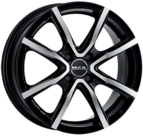 MAK Milano nero fresato viso 6.5 x 16 ET30 4 x 98 Hub Bore 58.1 cerchi in lega