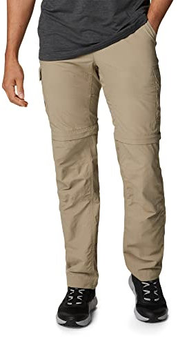 Columbia Herren Umwandelbare Wanderhose, 2-in-1-Hose, Silver Ridge II