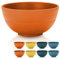 Kyraton 760 ml Plastic Cereal Bowls 8 Pieces, Unbreakable and Reusable Light Weight Bowl for Rice Noodle Soup Snack Salad Fruit BPA Free Dishwasher Safe (Orange)