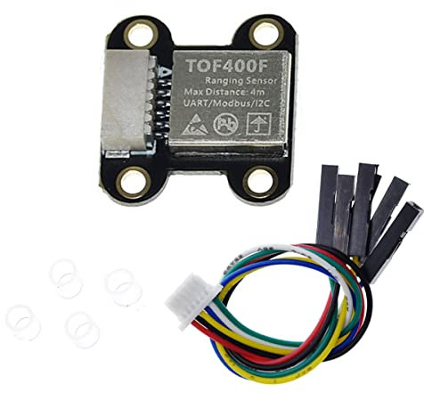 Hailege TOF400F VL53L1 TOF Sensor Telemetro Laser a Tempo di Volo Algoritmo MCU Integrato con modalità UART IIC I2C MODBUS, Distanza di misurazione 400 cm